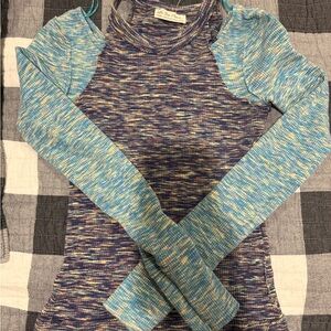 Free People Out of Control Tee in Cool Combo